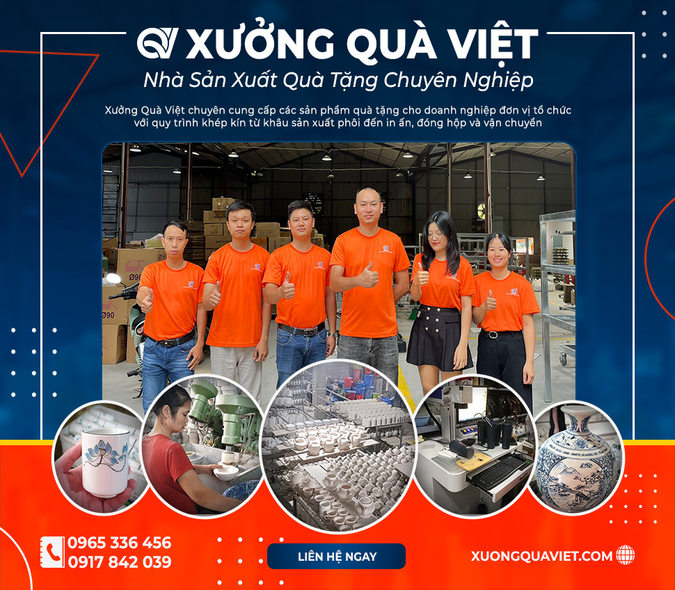 Xưởng Quà Việt - Đơn vị cung cấp quà tặng cao cấp uy tín