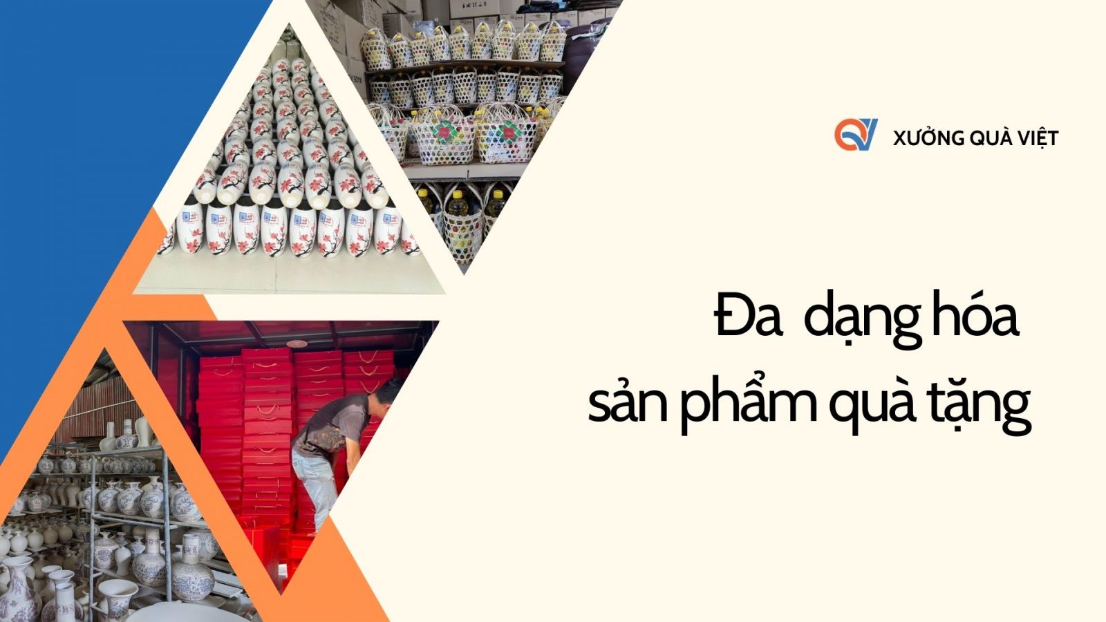 Xưởng Quà Việt - đơn vị cung cấp giải pháp quà tặng doanh nghiệp theo yêu cầu chuyên nghiệp, giá tốt