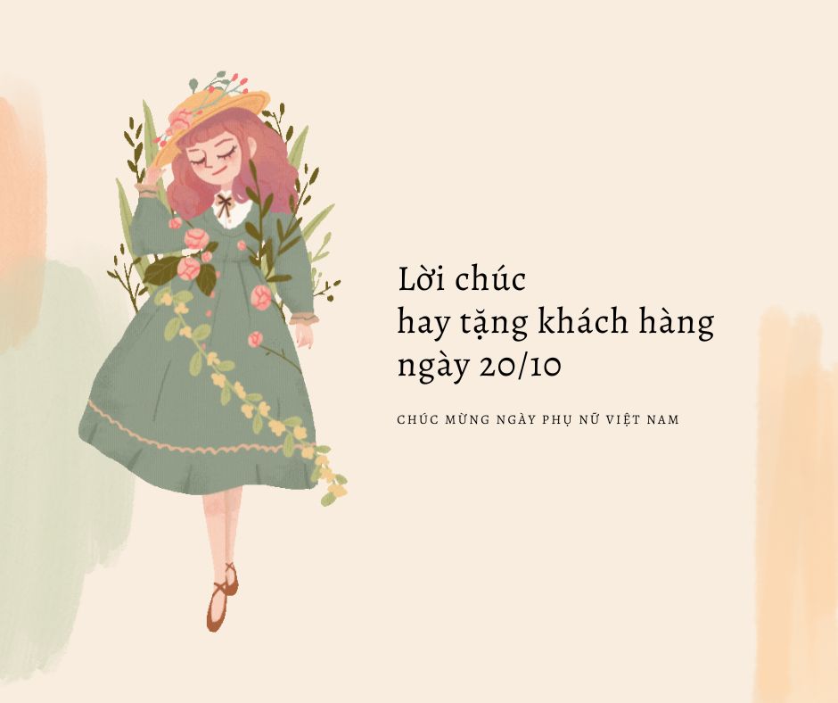 Lời chúc ngày phụ nữ Việt Nam 20/10 tặng cho khách hàng