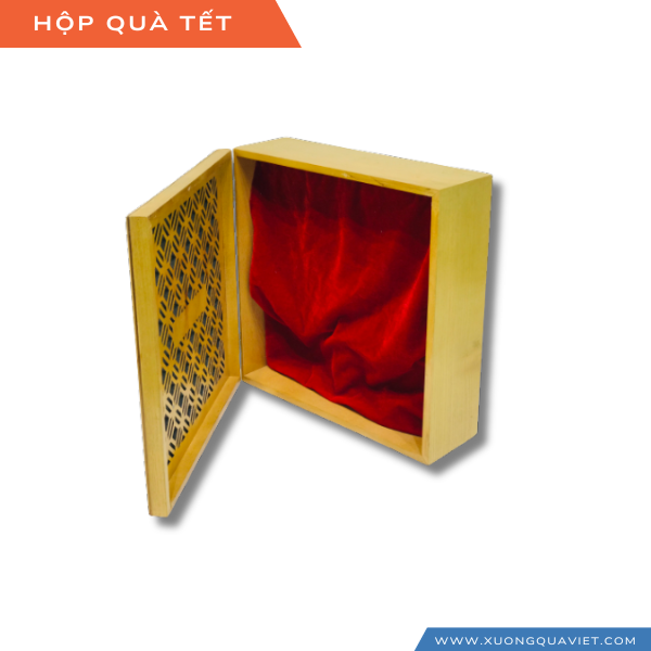 Hộp gỗ đựng quà tặng - thủ công mỹ nghệ