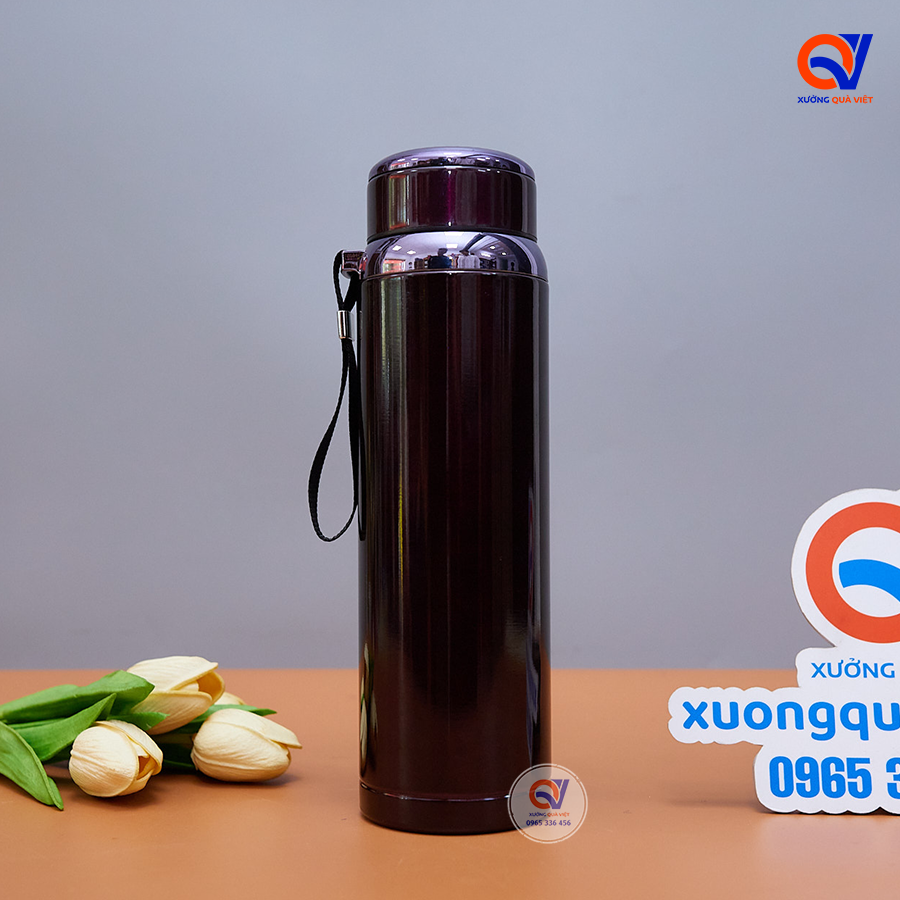 Bình giữ nhiệt inox nắp kim cương 1000ml