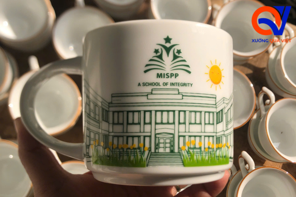 Đơn hàng ca sứ in logo - MISPP School