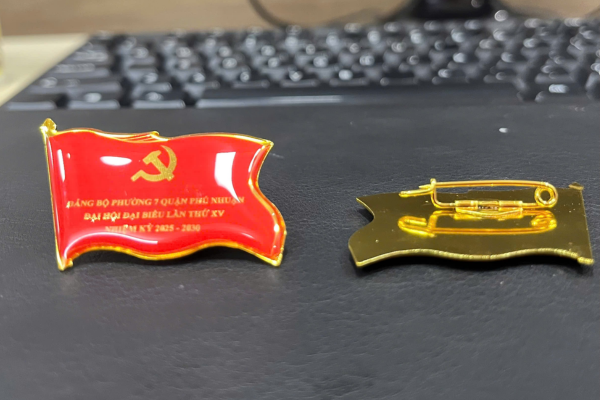 Huy hiệu cài áo Đảng bộ 2