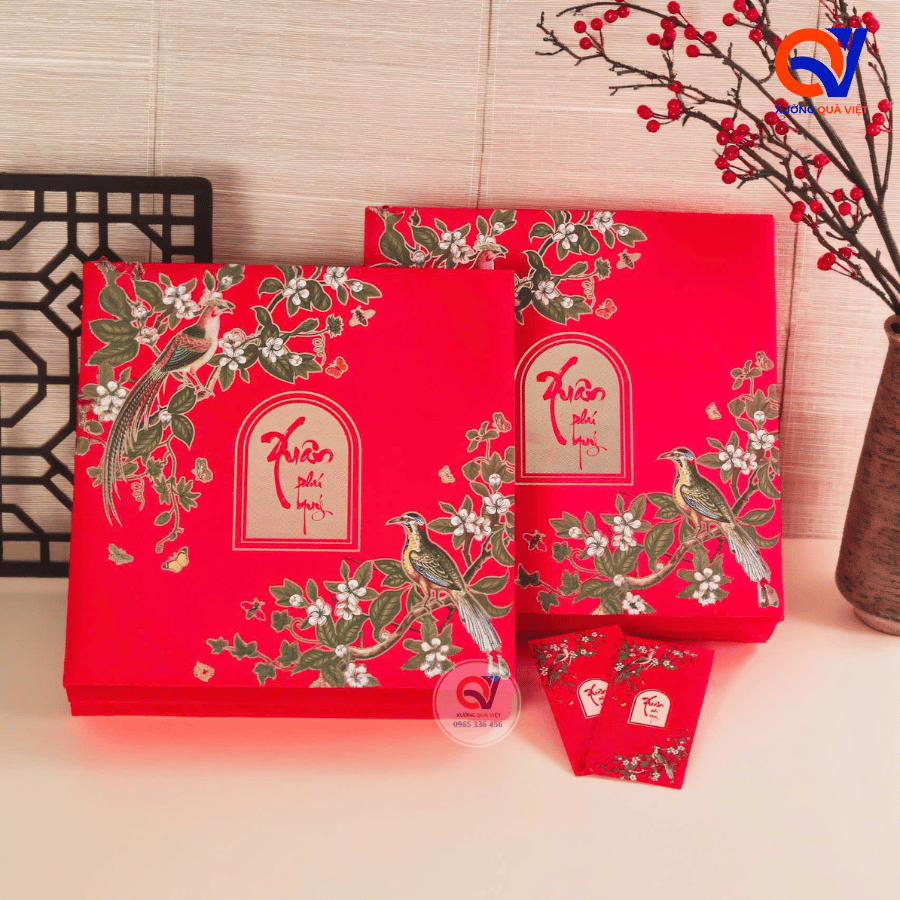 Hộp đựng quà Tết âm dương - Xuân Phú Quý