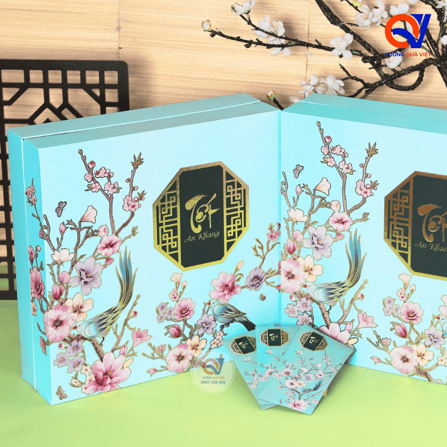 Hộp đựng quà Tết âm dương - Tết An Khang