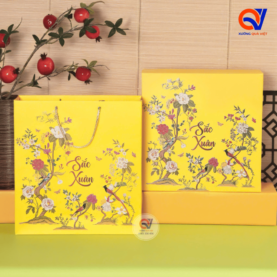 Hộp đựng quà Tết âm dương - Vũ Sắc Xuân