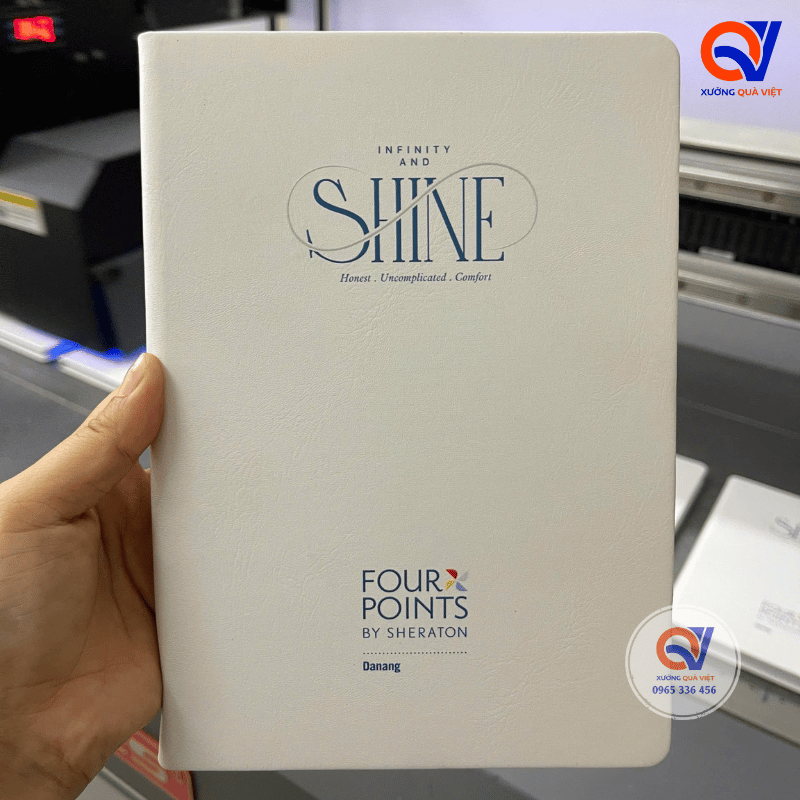 Sổ Da In UV Logo Theo Yêu Cầu