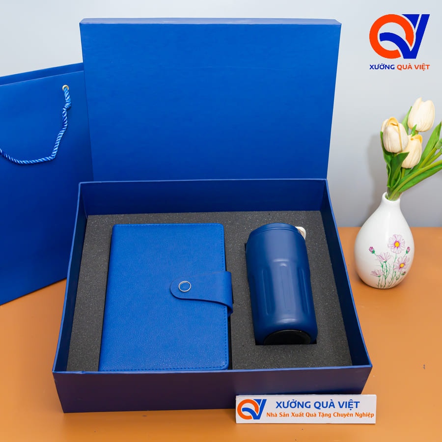 Set sổ ly giữ nhiệt in logo - SL 04