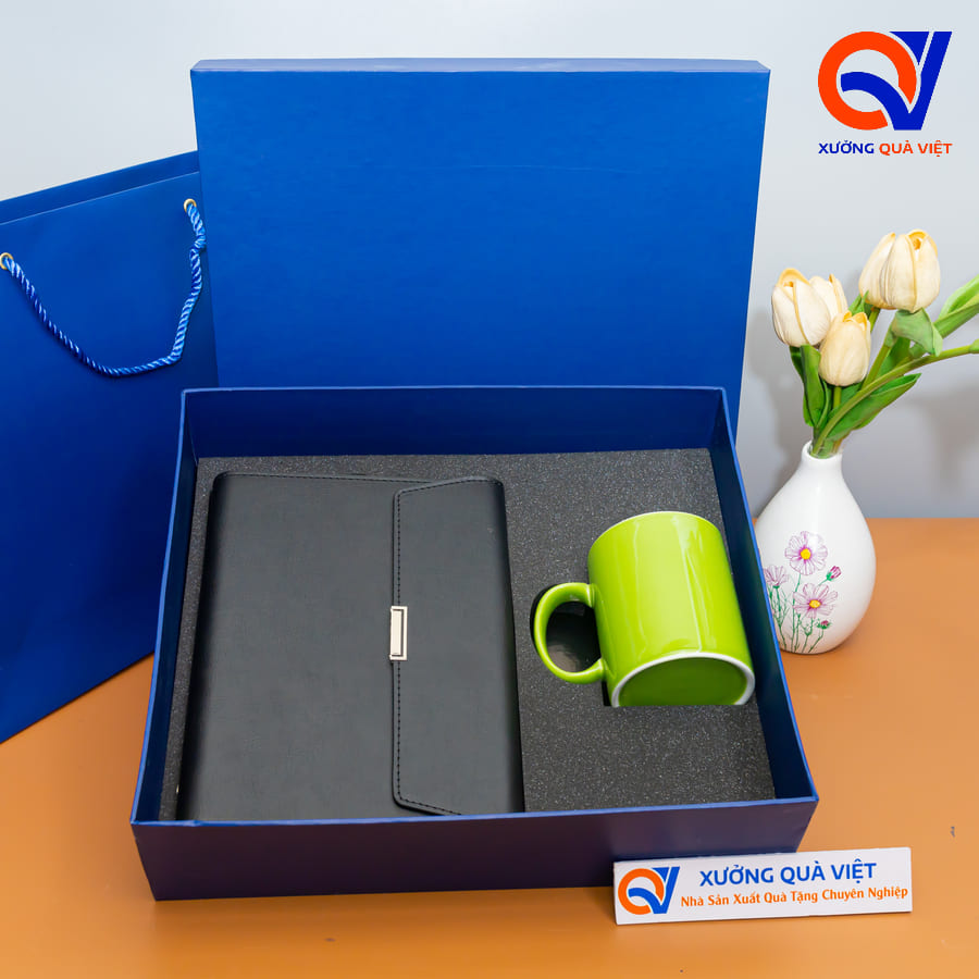 Set sổ lớn ca sứ in logo - SLCS 02