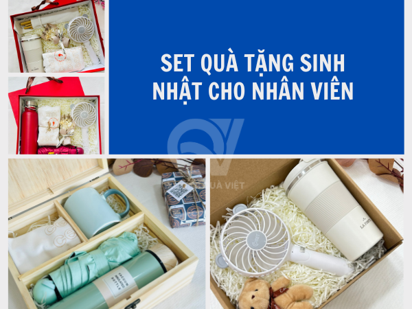 Set quà tặng sinh nhật cho nhân viên