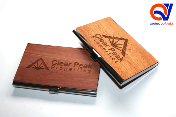 Hộp đựng name card gỗ khắc laser