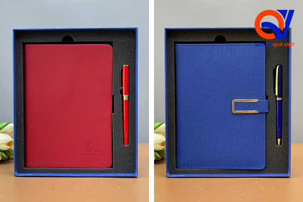 giftset sổ tay và bút tặng cô giáo