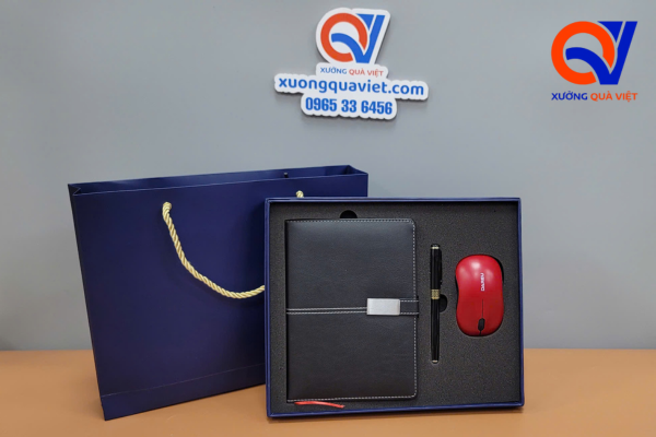 set sổ tay bút chuột tặng cô giáo