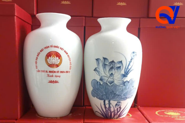 mẫu bình gốm sứ in logo 2